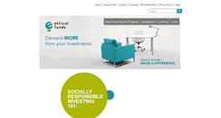Desktop Screenshot of ethicalfunds.com